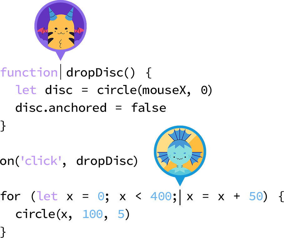 Two users editing same code